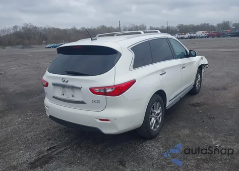 2013 Infiniti Jx35 z USA, uszkodzony, nr VIN 5N1AL0MM1DC349922